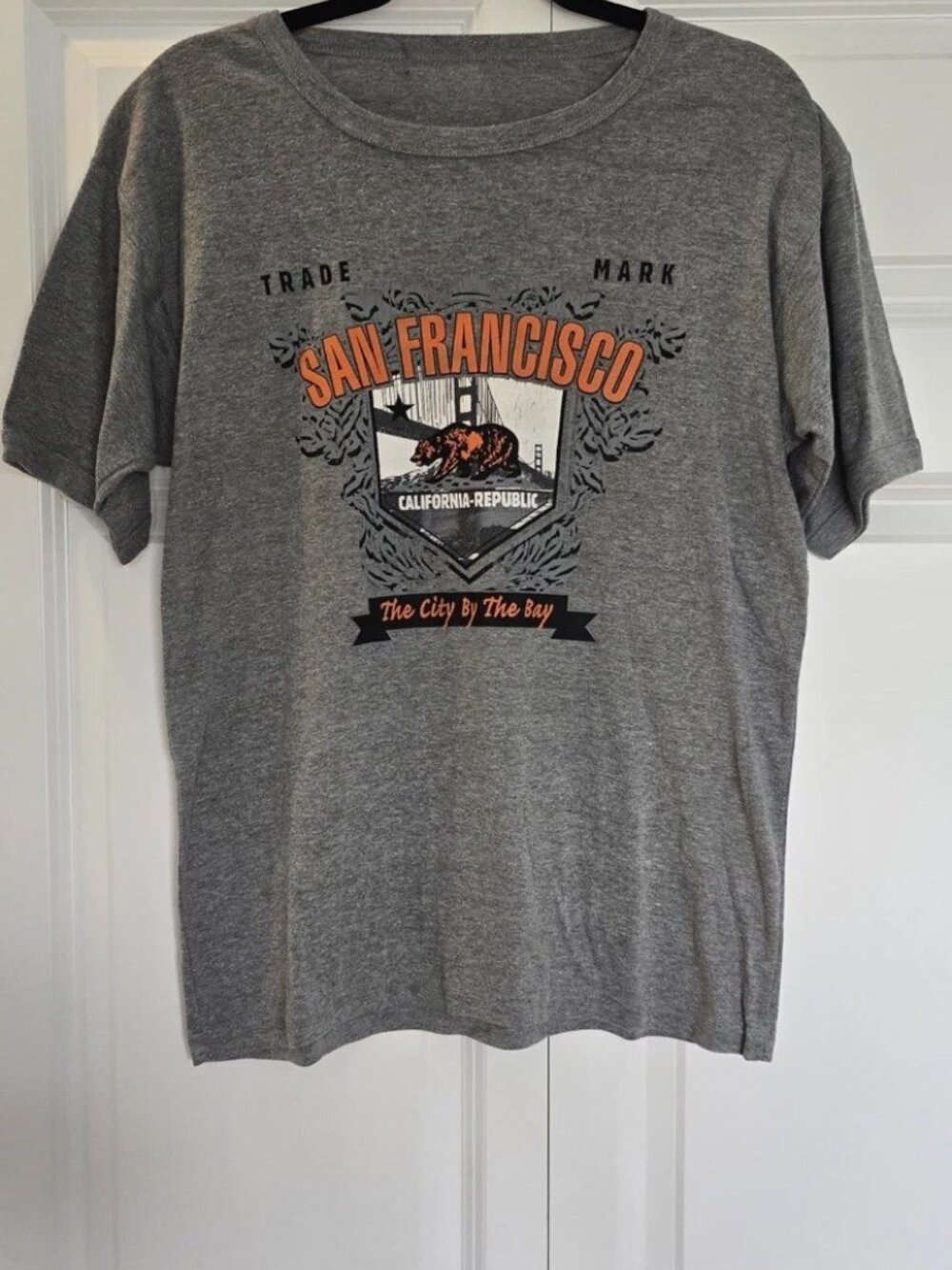 Trademark San Francisco California-Republic Men's T-Shirt Large